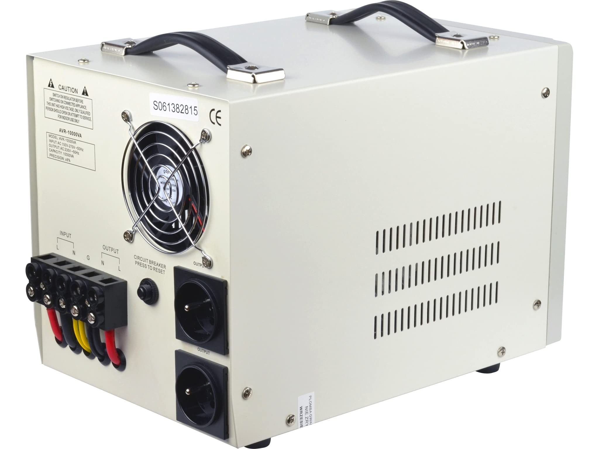 Stabilizzatore di tensione di rete AVR 10000VA