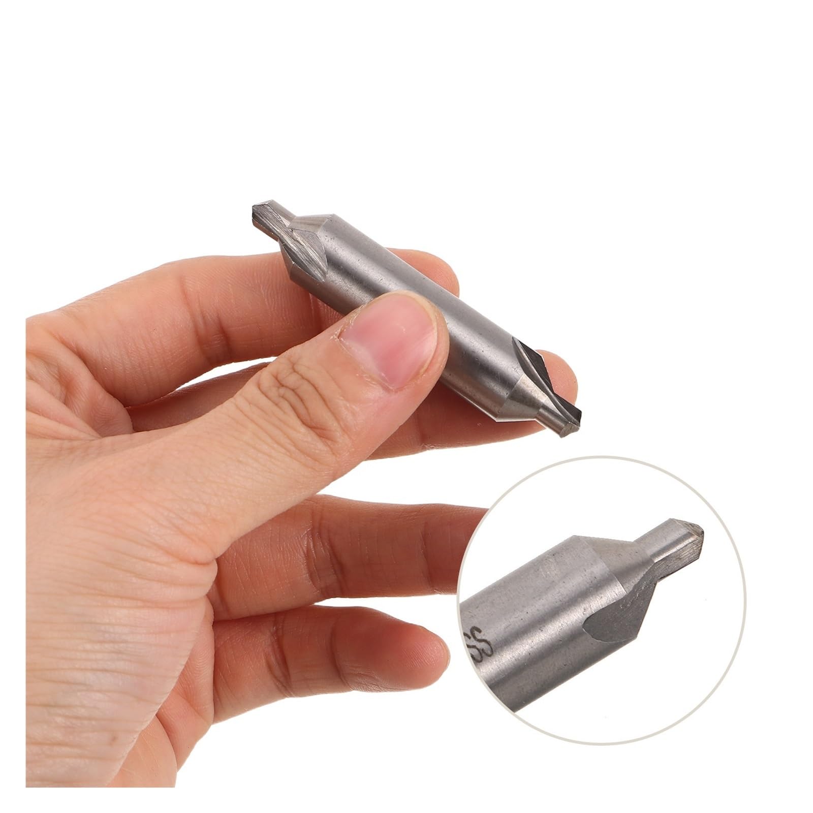 Punte da Trapano Centrali Set 7 pezzi punte da trapano centrali set acciaio ad alta velocità 60 gradi 1.0-5.0mm tornio lavorazione dei metalli svasatore strumento metallo duro