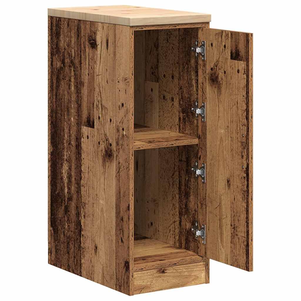 Générique Armoire de Rangement de Garage Vieux Bois 30x51x85 cm Bois pin,Entreprise & Industrie,Stockage Industriel,Armoires industrielles,Brun,18 KG,860560
