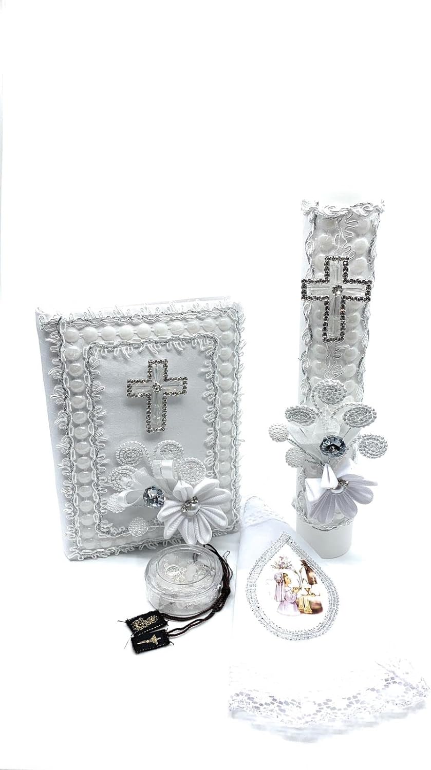 Juego de velas de Primera comunión- Candle First Communion Set/Regalo sorpresa de Bolos (Tiempo limitado)