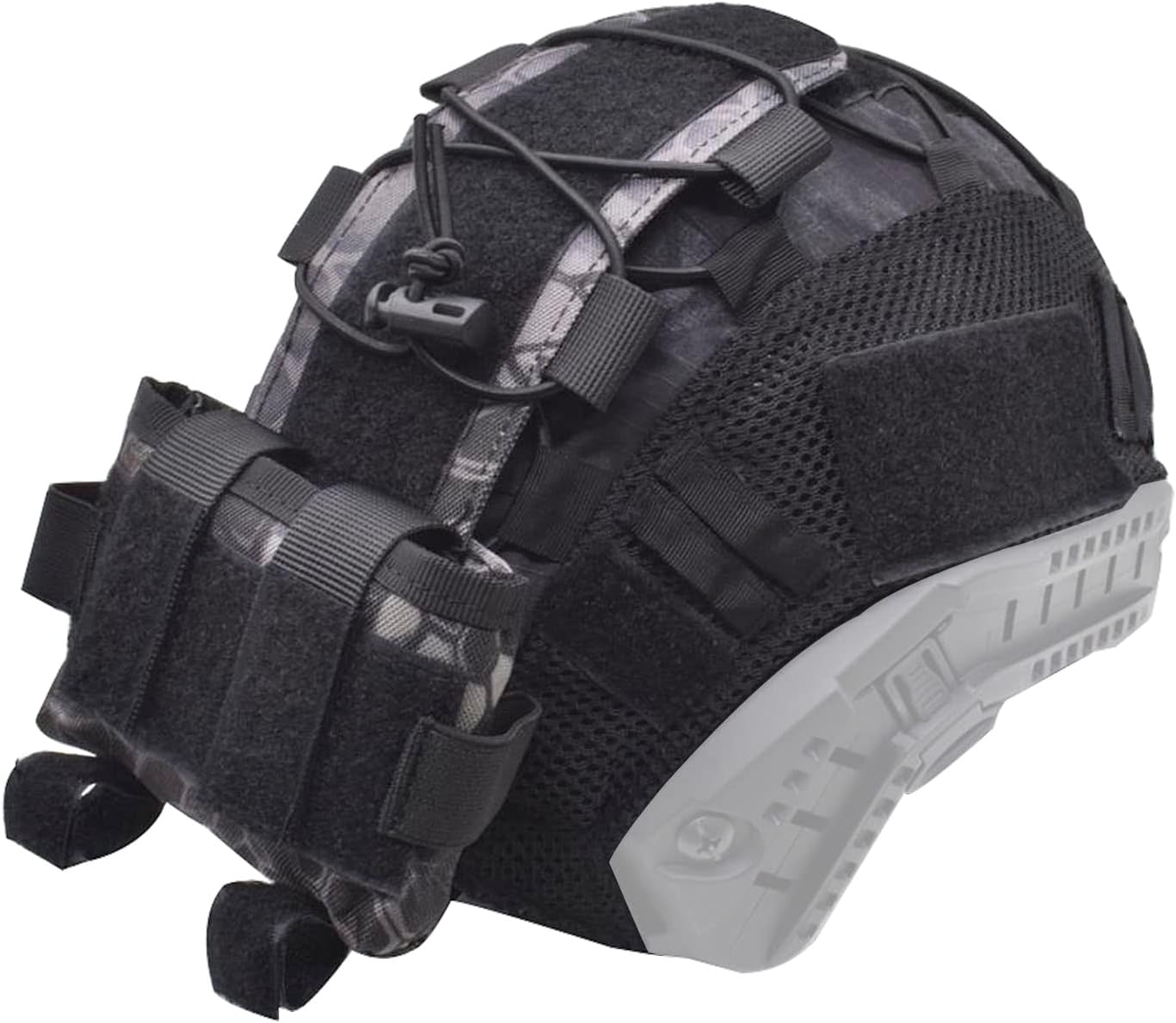 Tactical Fast Multicam Helmet Cover and Tactical Helmet Battery Pouch