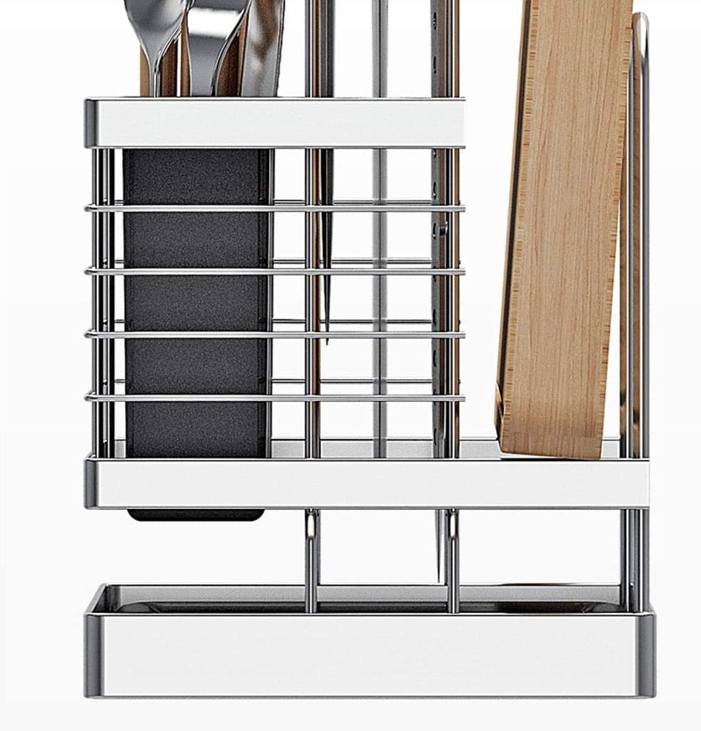 Supporto per coltelli in acciaio inox 304, supporto per coltelli e bacchette da cucina, di qualità professionale, durevole
