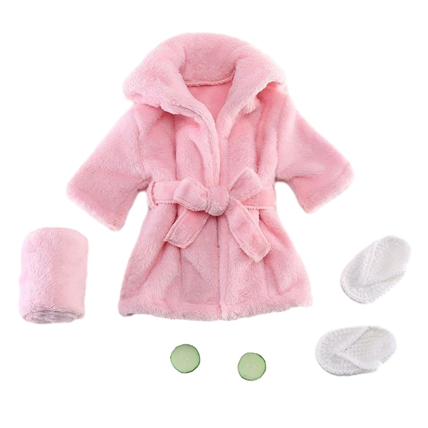 FABLOFT Newborn Photography Props Bathrobe Newborn Costume Baby Robe for Infant Boys Pink - Review, Price and Buying Guide