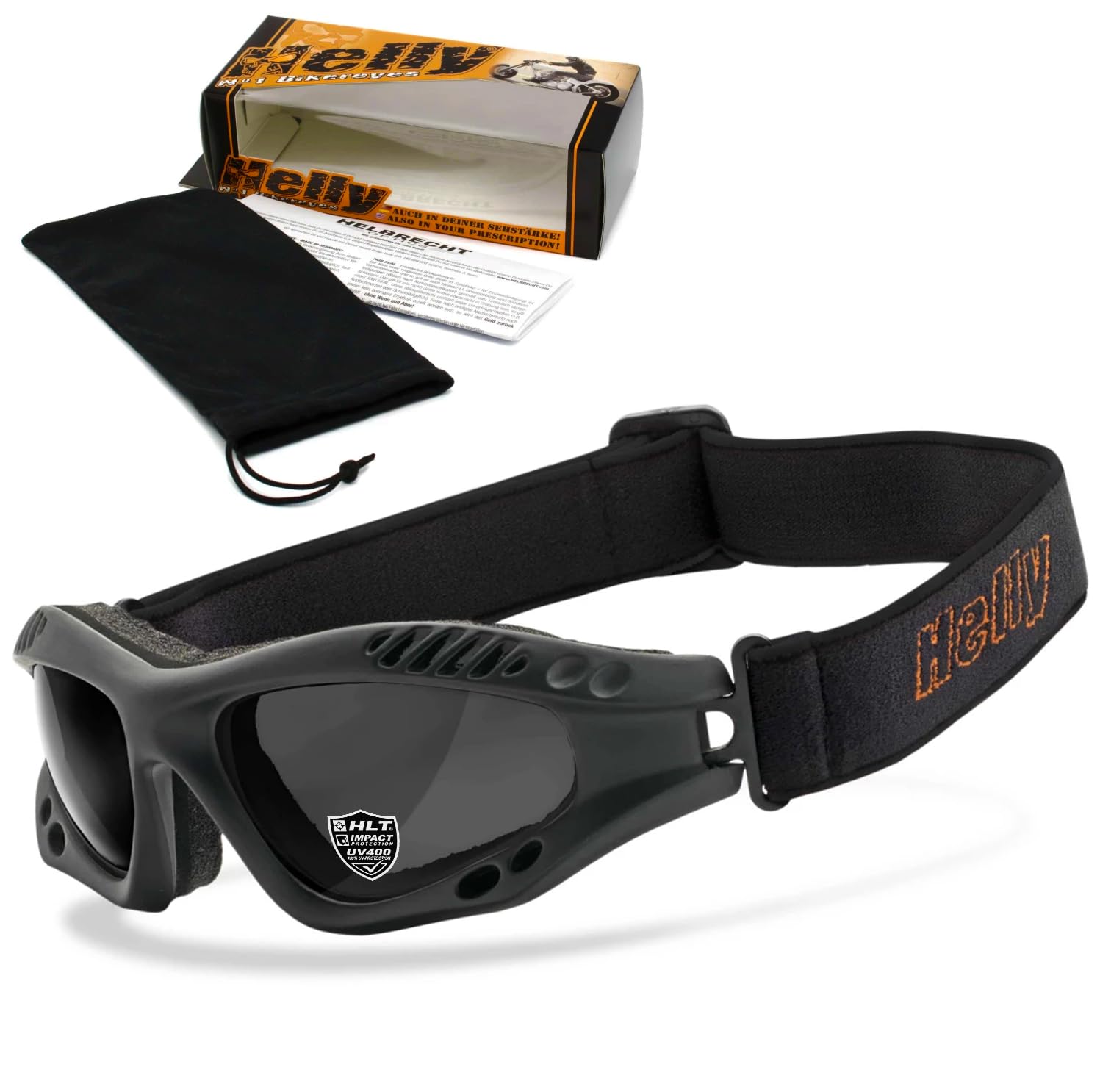 HELLELY? HELLY® No.1 Bikereyes Motorradbrille 1325-a (smoke)