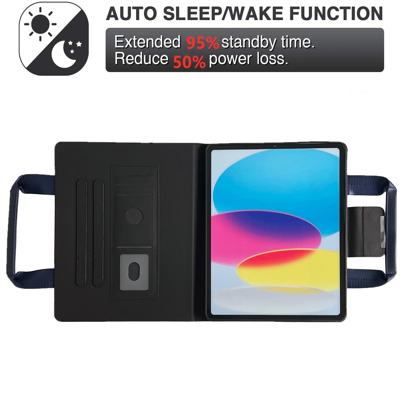 Dteck for Apple iPad mini (A17 Pro/6th Generation) Smart Folio