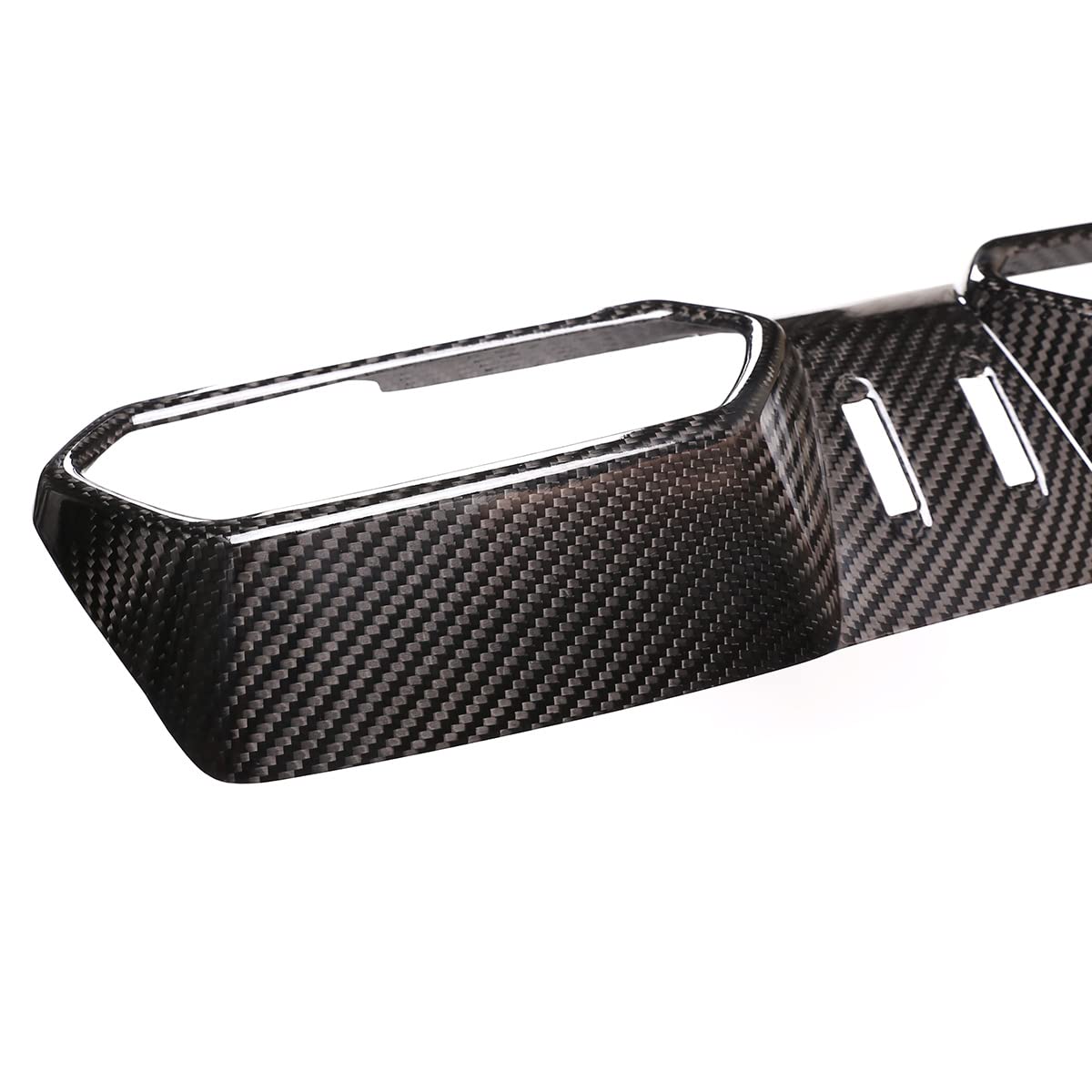 Car Interior Central Control Air Conditioning Outlet Trim Frame Fit for Lamborghini Urus 2018-2021 Real Carbon Fiber Auto — view 7