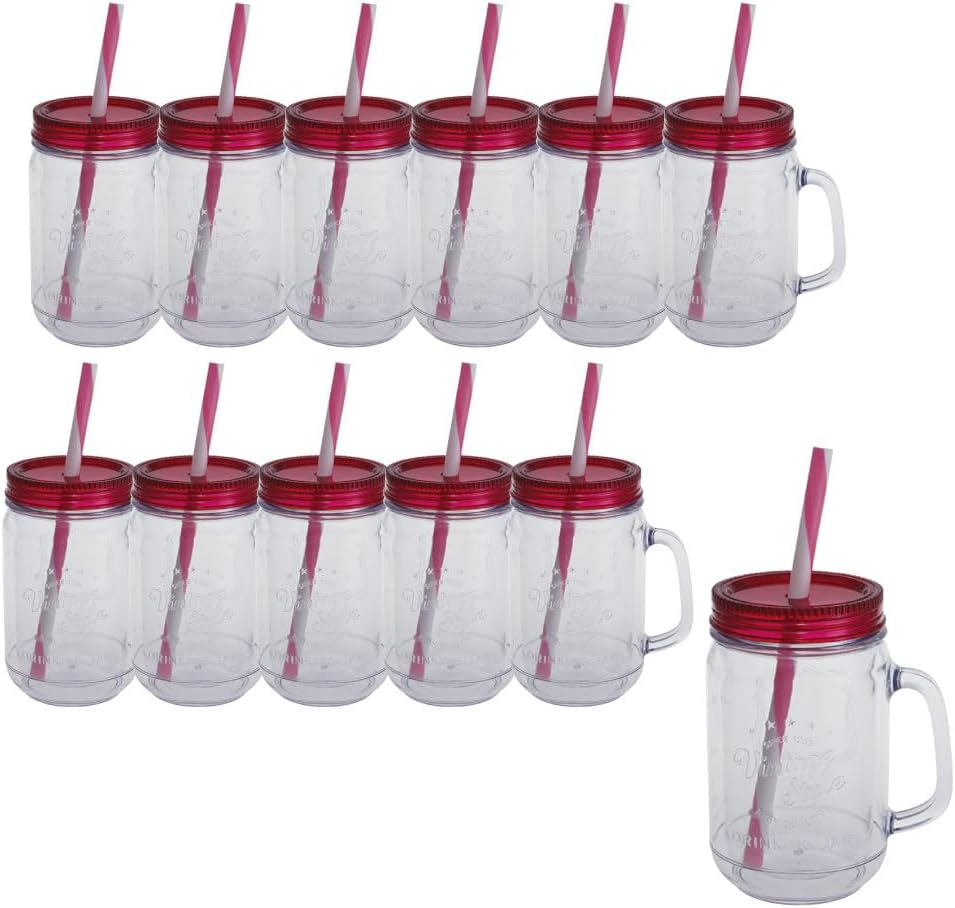 CASUAL PRODUCT (Amazon.co.jp Exclusive) Vintage Style Double Wall Jar GR Set of 12