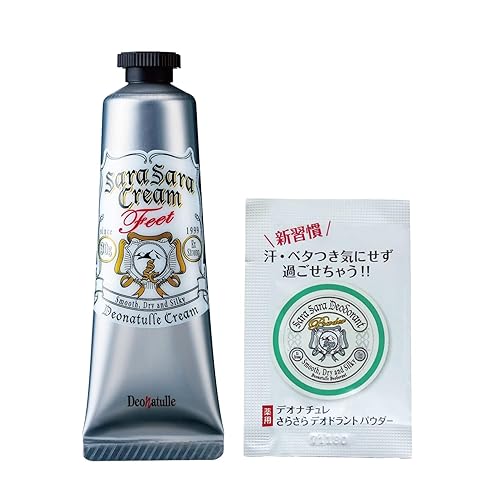 【Amazon.co.jp 限定】【医薬部外品】 デオナチュレ 足指さらさらクリーム 足用 直ヌリ 制汗剤 クリーム 1個(30g)さらさらパウダーサシェ付