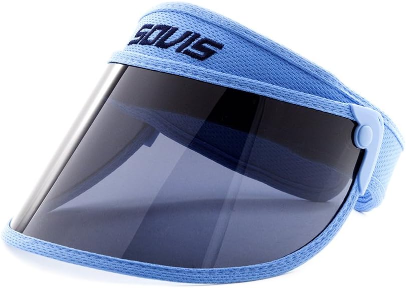 SOVIS Kids Sized 4.25“ Long Sky Blue - Over 99% UVB and UVA2 / 97.2% UVA1 Protection Sun Cap Solar Visor Hat Worldwide Patented。