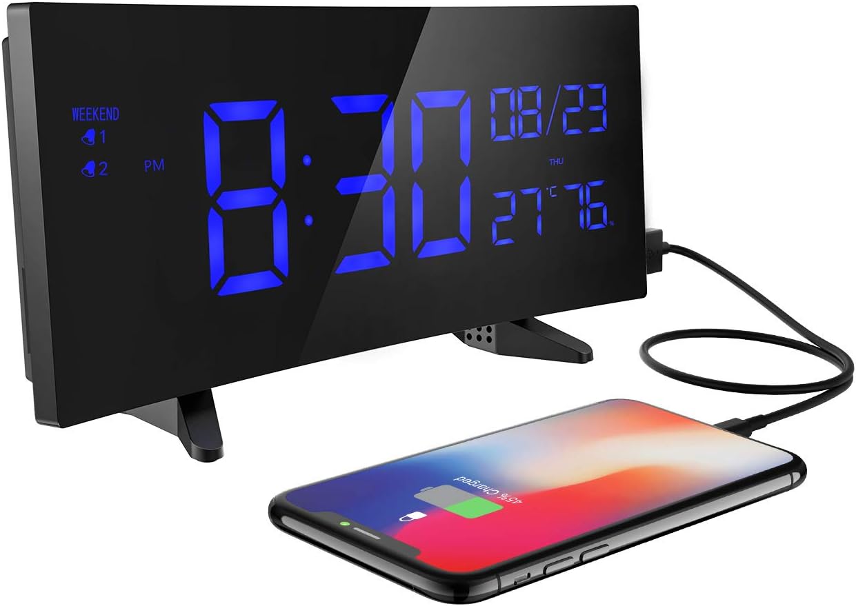 sveglia con visualizzazione della temperatura