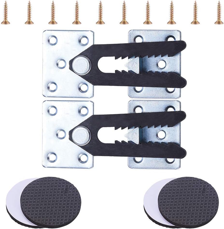 INCREWAY 2 Pieces Sofa Couch Sectional Furniture Connector Joint Snap