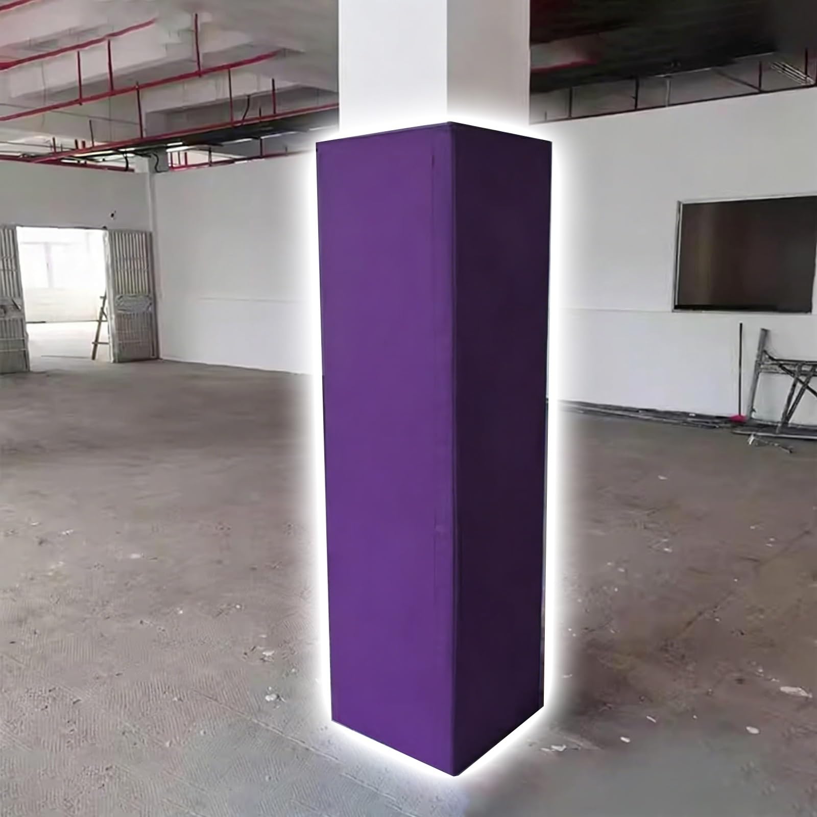 Carport Garage Pole Protector Padding, Full Wrap-Around Design für Basketballstöcke, langlebige und schützende Outdoor-Polsterung