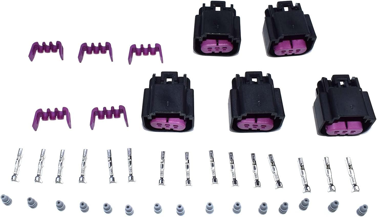 5PCS For GM E85 Flex Fuel Sensor Connector Pigtail Plastic Body Fuel Composition
