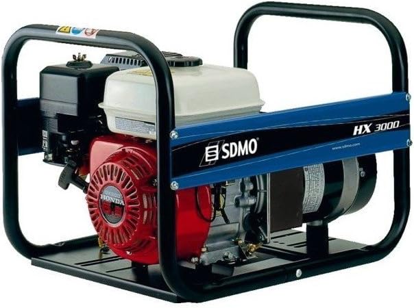 PORTABLE ELECTRIC GENERATOR | SDMO | HX3000 | GENERATOR GROUP | WITH HONDA MOTOR WITH MAXIMUM 2.70 kW POWER | MONOPHASE