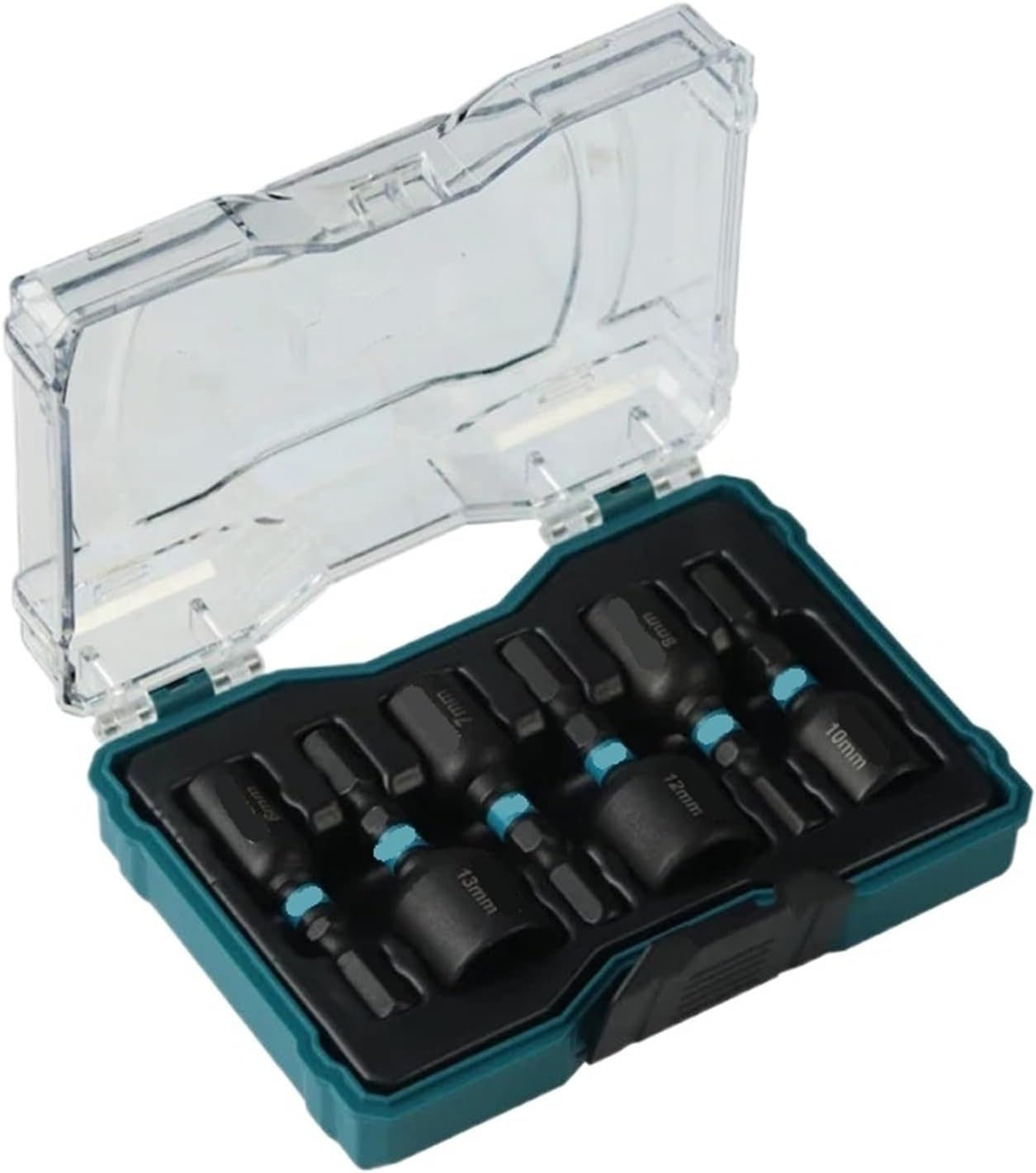 Compatible For 1/4'' Hex Magnetic Nut Driver Set 6-Piece Impact Drill Bit Adapter Kit