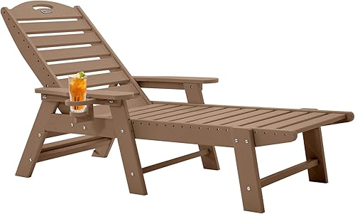 Chaise Lounge para exteriores, sillas de patio para exteriores, tumbona con 6 posiciones, silla de descanso de polietileno de alta densidad con disponible en Yaxa Colombia