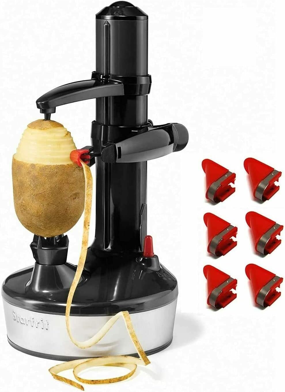 This item Starfrit Rotato Express 2.0 + 6 Replacement Blades | Updated Model - Electric Peeler (Black)