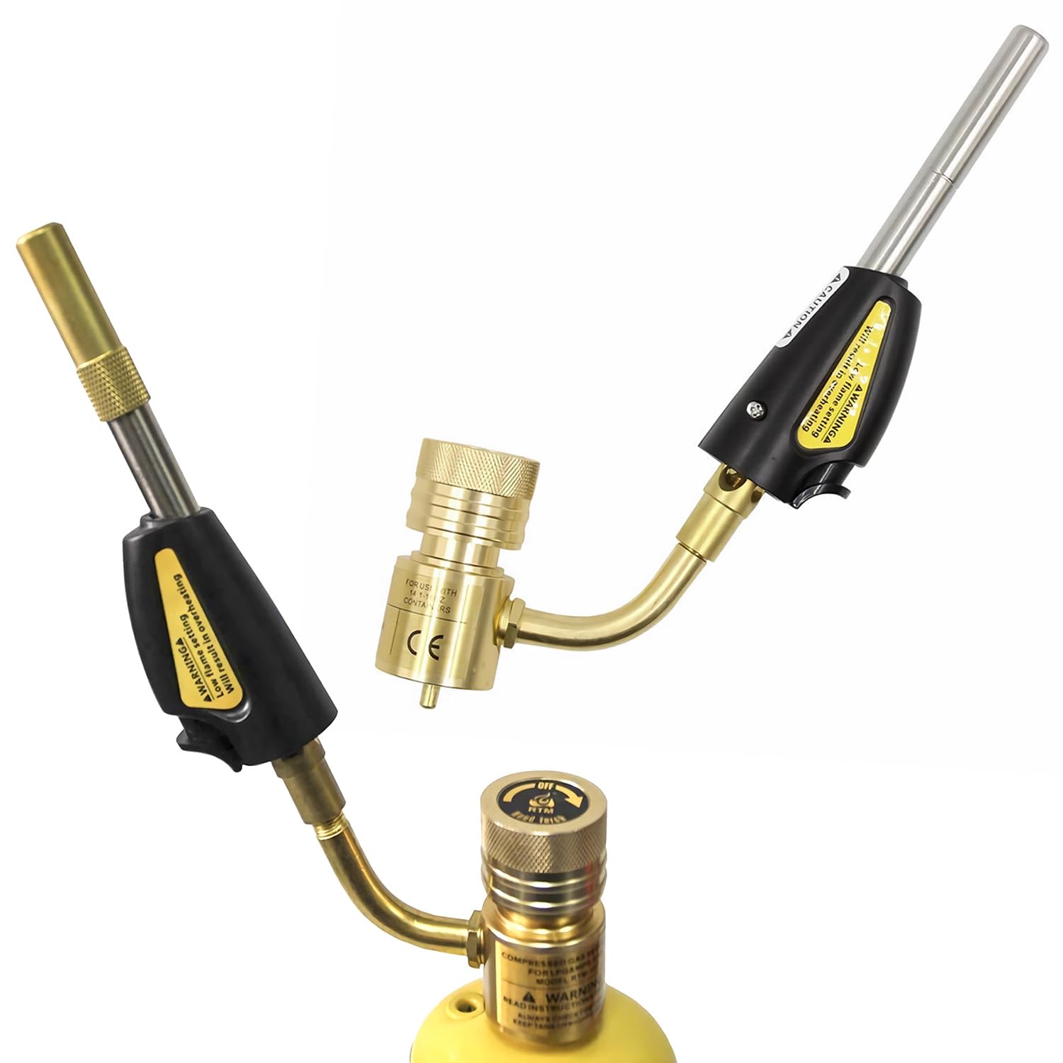 QWORK Torch Swirl Tips - 2 Pack, Self Lighting -7