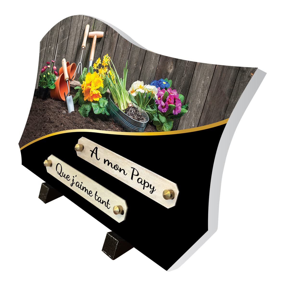 Plaque funéraire Le Jardin