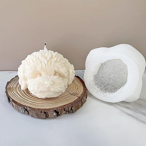 Molde de gato de peluche para gatos, molde de vela para gatos, molde de fundición de resina animal, moldes de fabricación de jabón, molde de