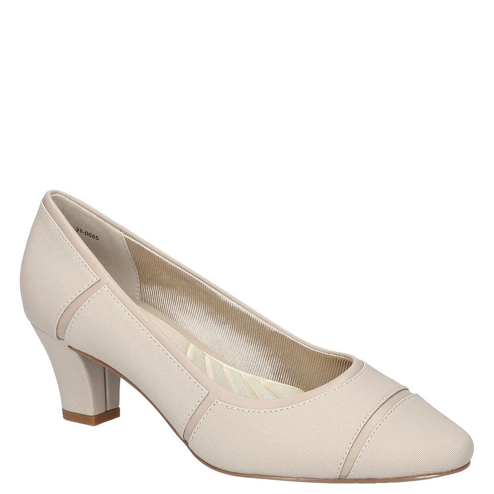 Easy Street Dati, Scarpe décolleté Donna, Lino Farina d'avena, 38 EU Larga
