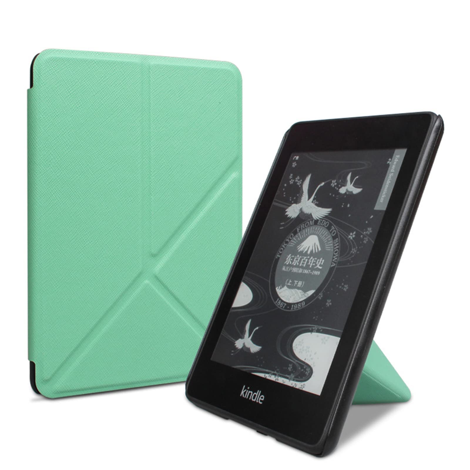 CCOO All-New Case Fits Amazon Kindle Paperwhite [ 7th/6th/5th Generation, 2015/2013/2012 Release,6 ], Origami Standing Shell Cover Case, Auto Sleep/Wake