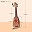 YOLOPARK 17 Kids Toy Guitar for Girls Boys, Mini Toddler Ukulele Guitar with 4 Strings Keep Tones Can Play for 3, 4, 5, 6 7 Year Old Kids Musical Instruments Educational Toys for Beginner (Wood)