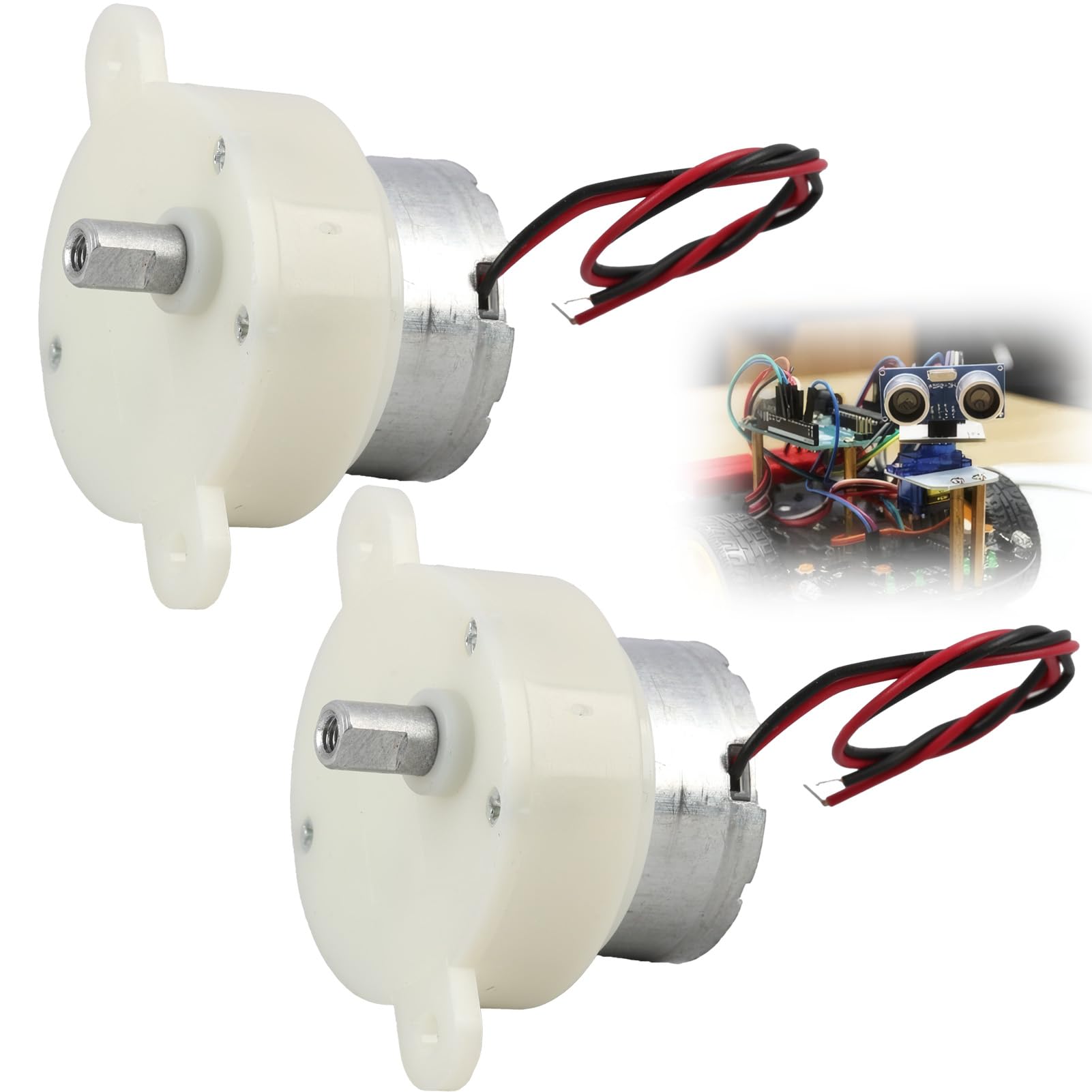 Motore elettrico a bassa velocità ad alta coppia DC 5V, motore con ingranaggi in plastica, motore in miniatura a riduzione di decelerazione per applicazioni di piccolo motore elettrico