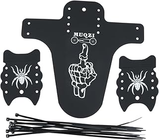 BESPORTBLE Guarda-Lamas De Bicicleta Para Mountain Bike Guarda-Lamas Traseiros Dianteiros Guarda-Lamas Traseiros Guarda-Lamas De Raspagem De Bicicleta Preto Guarda-Lamas De Bicicleta