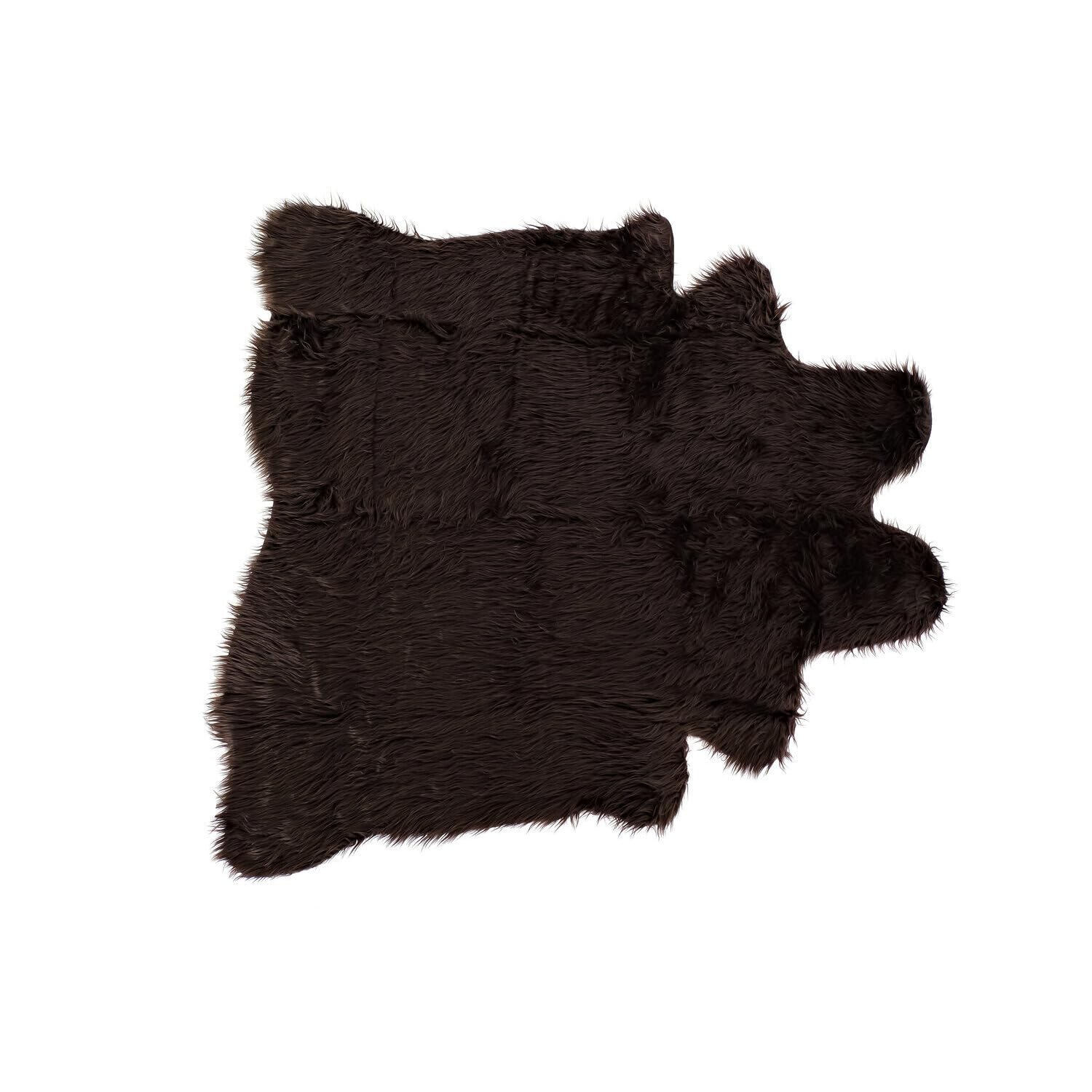 ALFOMBRA POLIESTER 160X150X2 550 GSM, PELOS MARRON