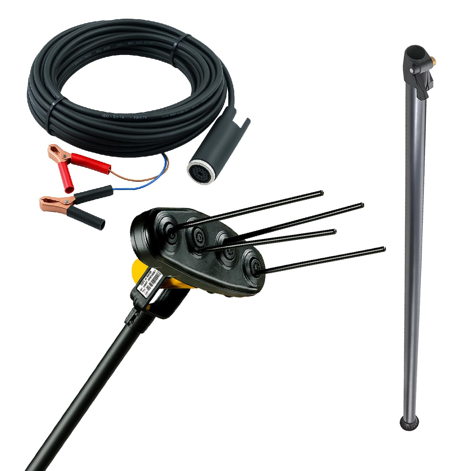 Crisalide® - Volpi Giulivo 4YOU Scuotitore Raccogli Olive Abbacchiatore Scuotiolive a Batteria - Nero