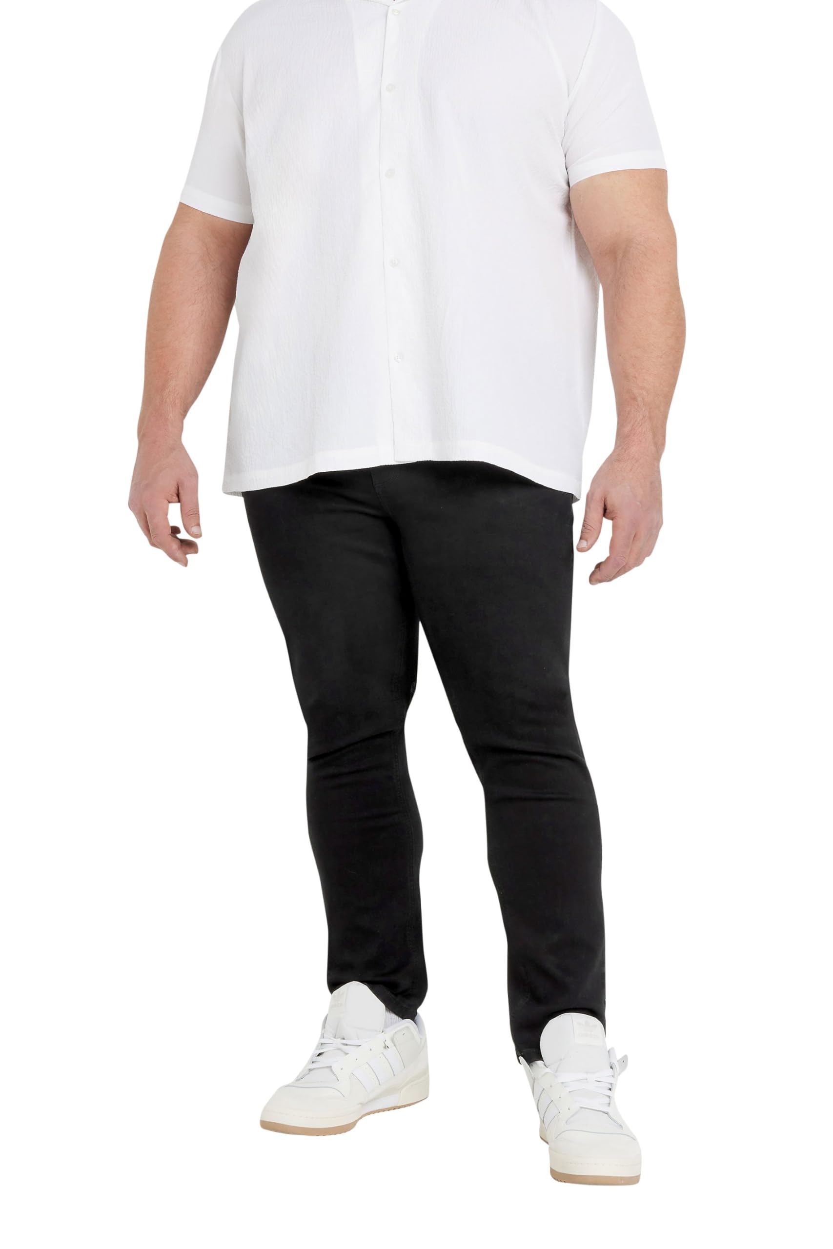 Badrhino Tapered Fit Stretch Jean 32" - Black