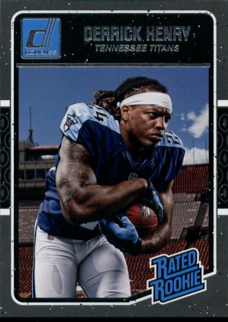 Football NFL 2016 Donruss Rated Rookies #365 Derrick Henry NM-MT RC Rookie Titans