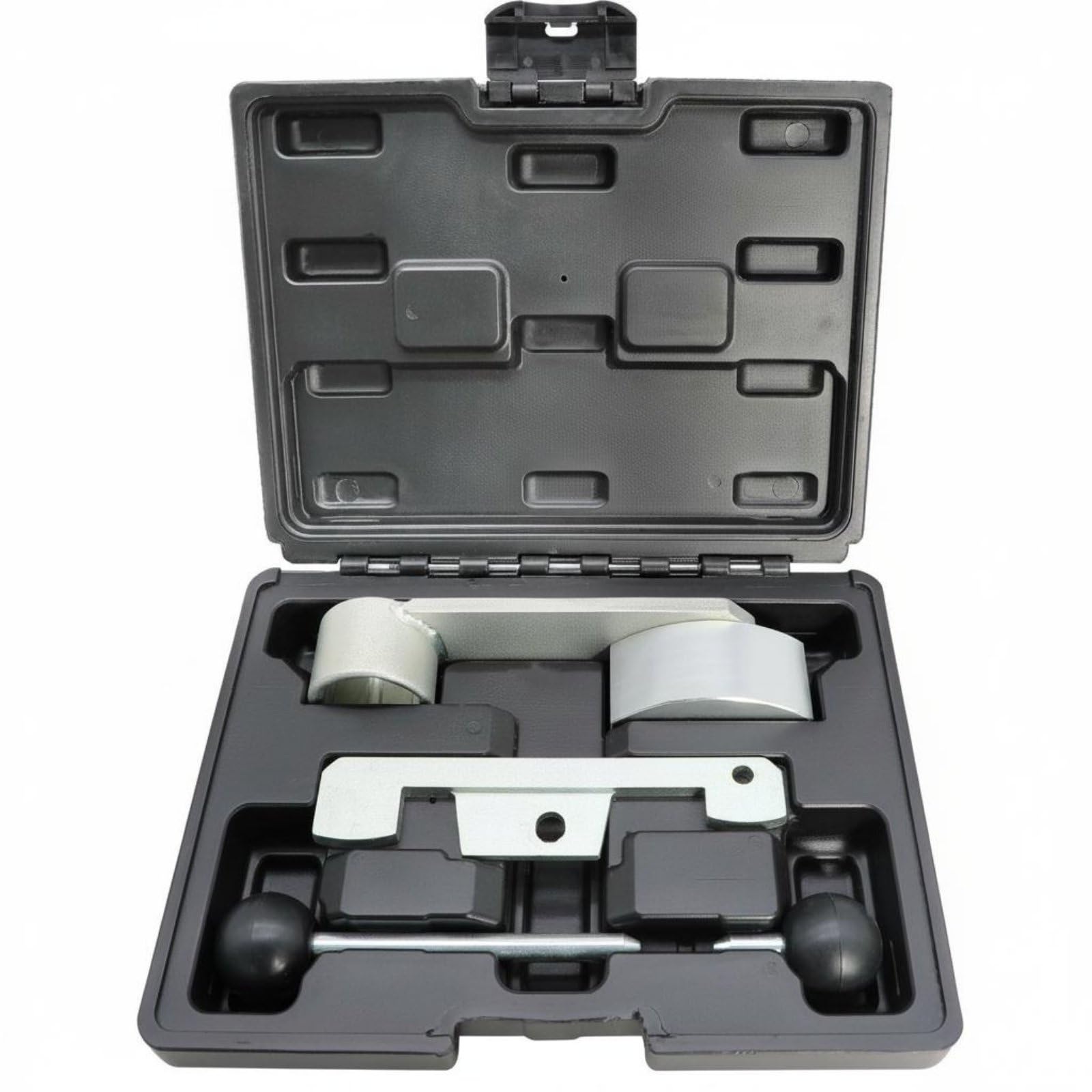 harayaa Dispositivo per Temporizzazione Motore Kit Allineamento Blocco ttrezzo Regolazione Fasi Acciaio Carbonio Resistente Adatto per Officina Meccanici Fai da Te Manutenzione Motori M96