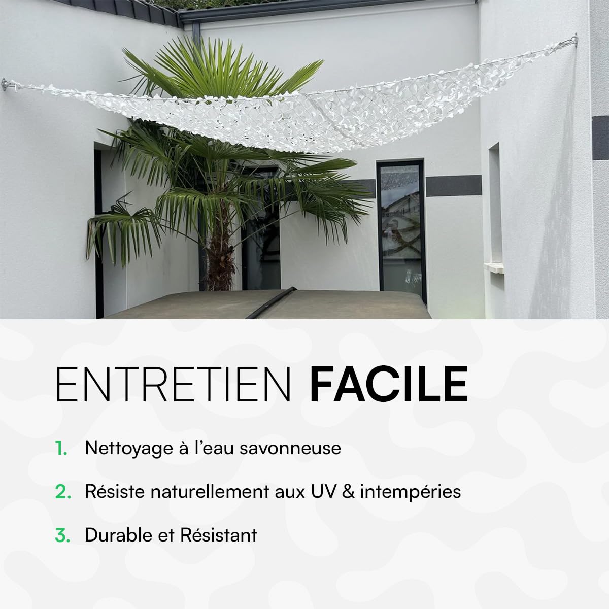 Rete mimetica militare rinforzata triangolare | alta gamma | protezione solare e vela di ombreggiatura anti-UV, ideale per terrazza pergola giardino, tenda decorativa resistente durevole 3 x 4 3 x 5