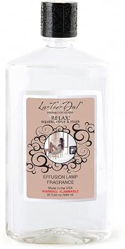 La-Tee-Da Effusion Lamp Fragrance - Relax! - 32 Ounce - Aquatic Citrus & Musk Scent,