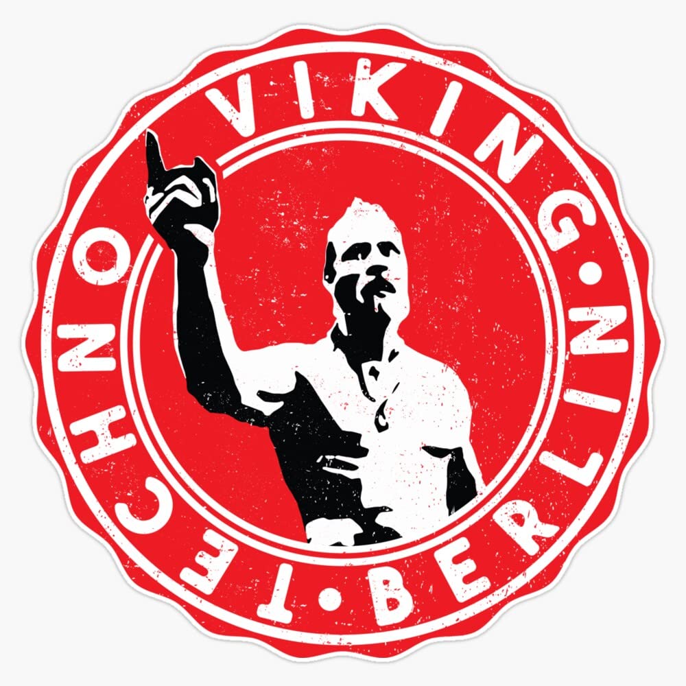 MAGNET Techno viking Magnet Vinyl Magnetic Sticker 20 mil - Size 5"