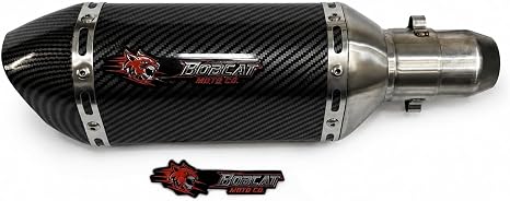 Full Exhaust Kit for Honda Grom 125cc Carbon FIber Style
