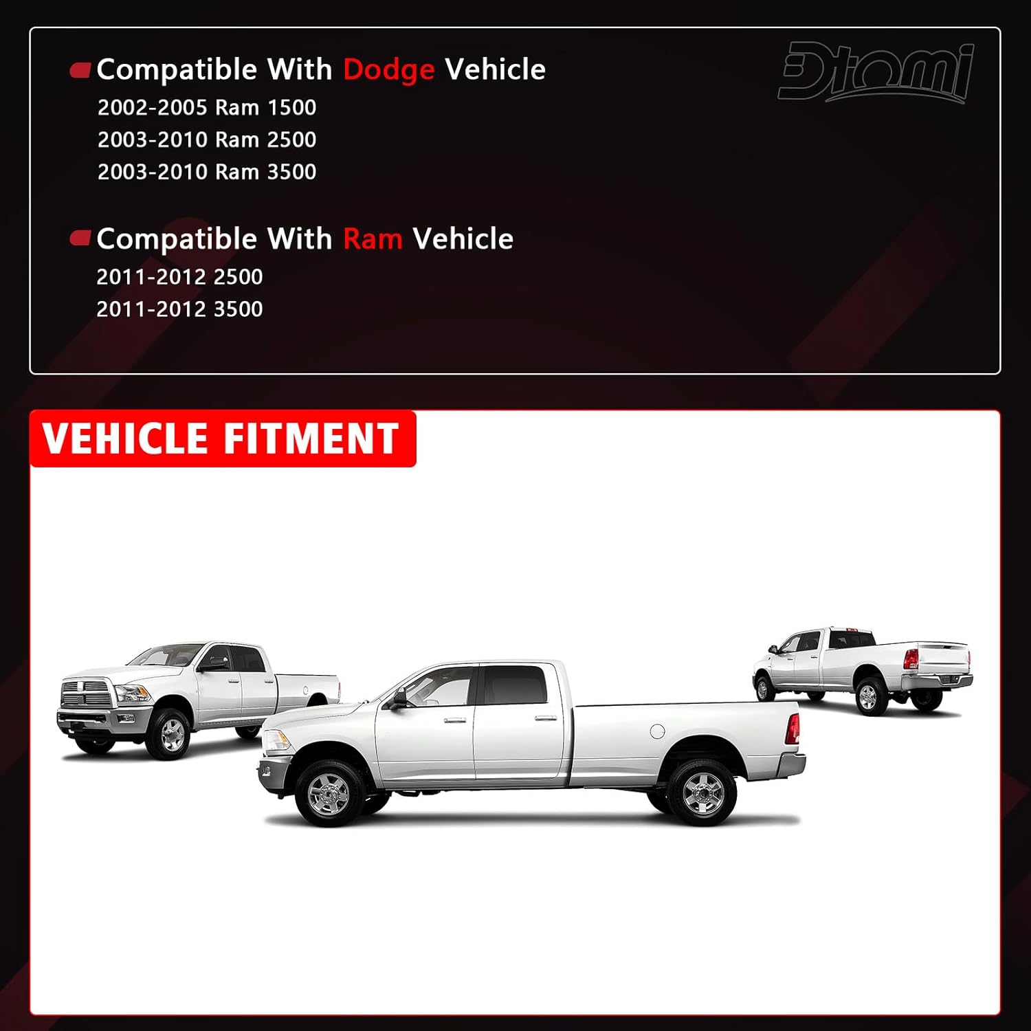 Spare Tire Hoist Replacement, Spare Tire Winch Carrier Compatible with Dodge Ram Vehicle 2003-2012 Ram 2500 3500, 2002-2005 Ram 1500 Replaces# 924-538, 52020568AD Spare Wheel Hoist
