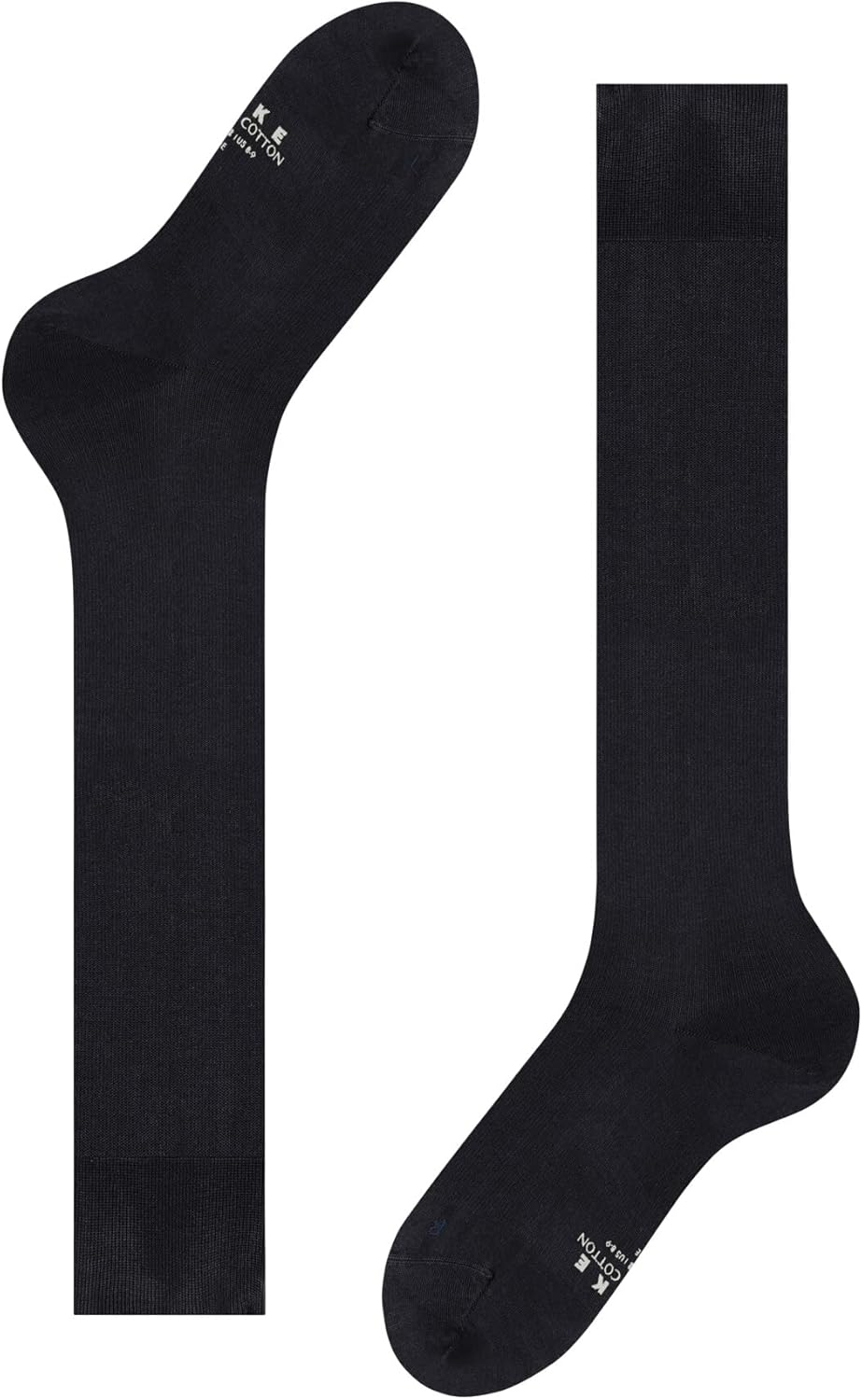 Falke Mens Energizing Cotton Knee High Dark Navy EU 41-42 (US Men's 8-9) One Size