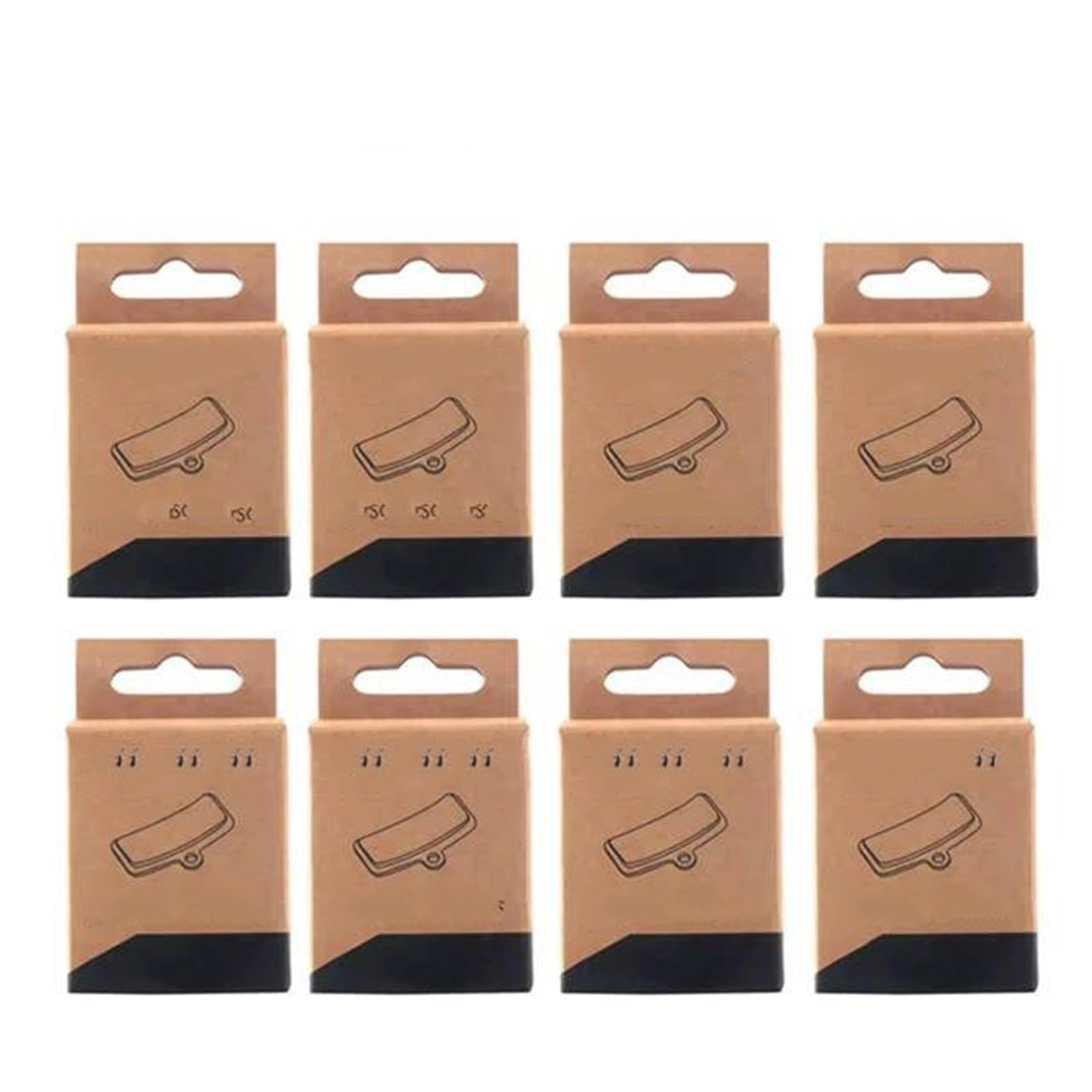 Pastillas de freno de disco hidrulicas para bicicletas M745 M8120 M7120 M6120 de 4 pistones (8 pares)
