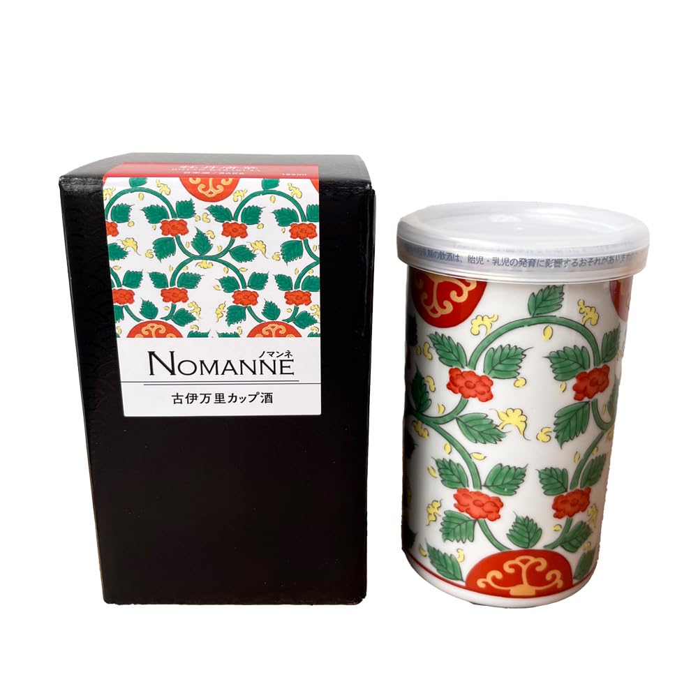 Amazon.co.jp: 古伊万里 カップ酒 NOMANNE 赤 180ml ［古伊万里酒造