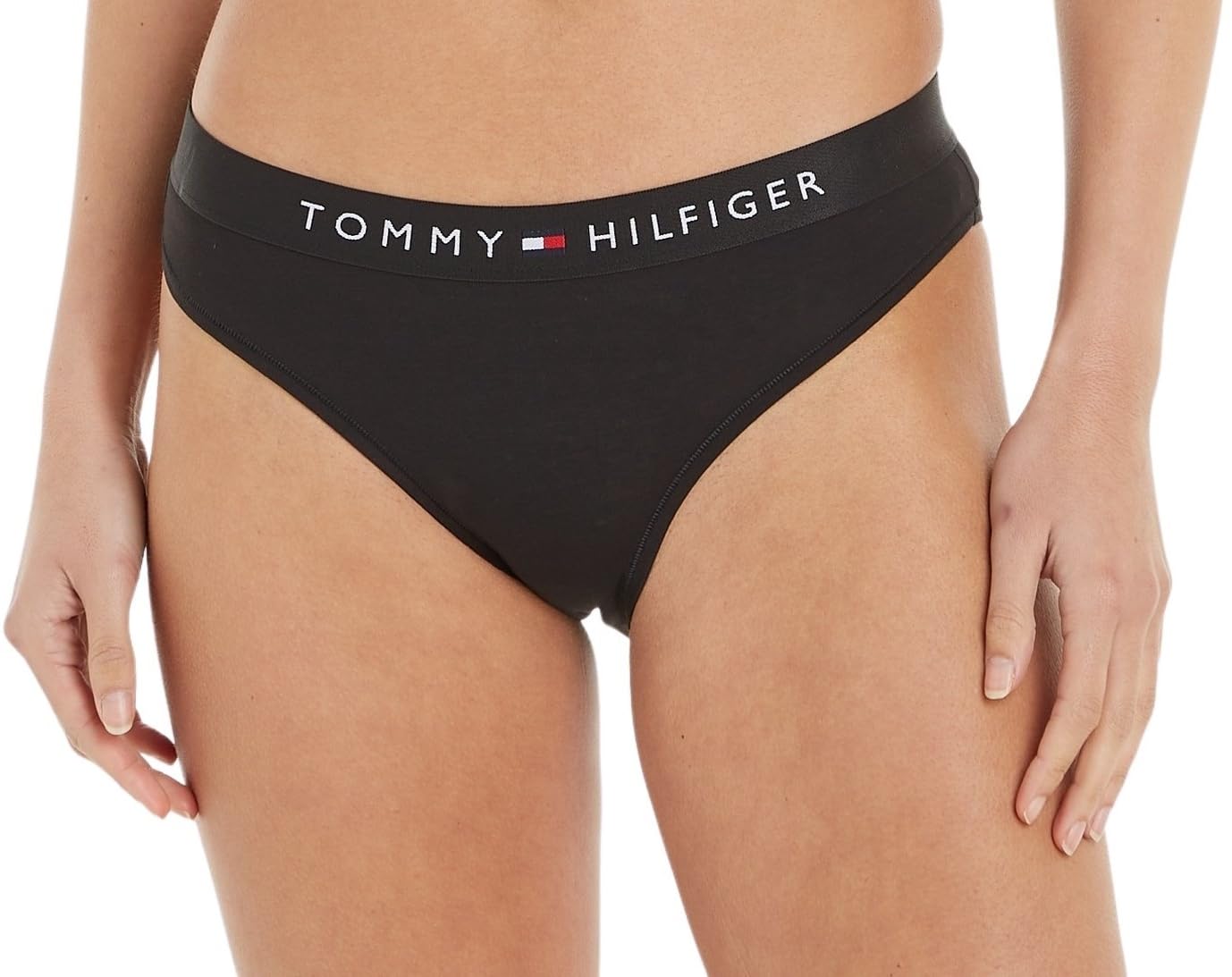 Tommy Hilfiger Women’s Briefs Underwear, Black (Black), S