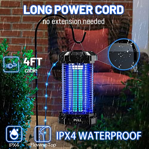 Bug Zapper For Indoor And Outdoor, 4250V Electric Mosquito Zapper, High Powered Pest Control Waterproof, Insect Killer For Home, Kitchen, Backyard, Camping #TOP1