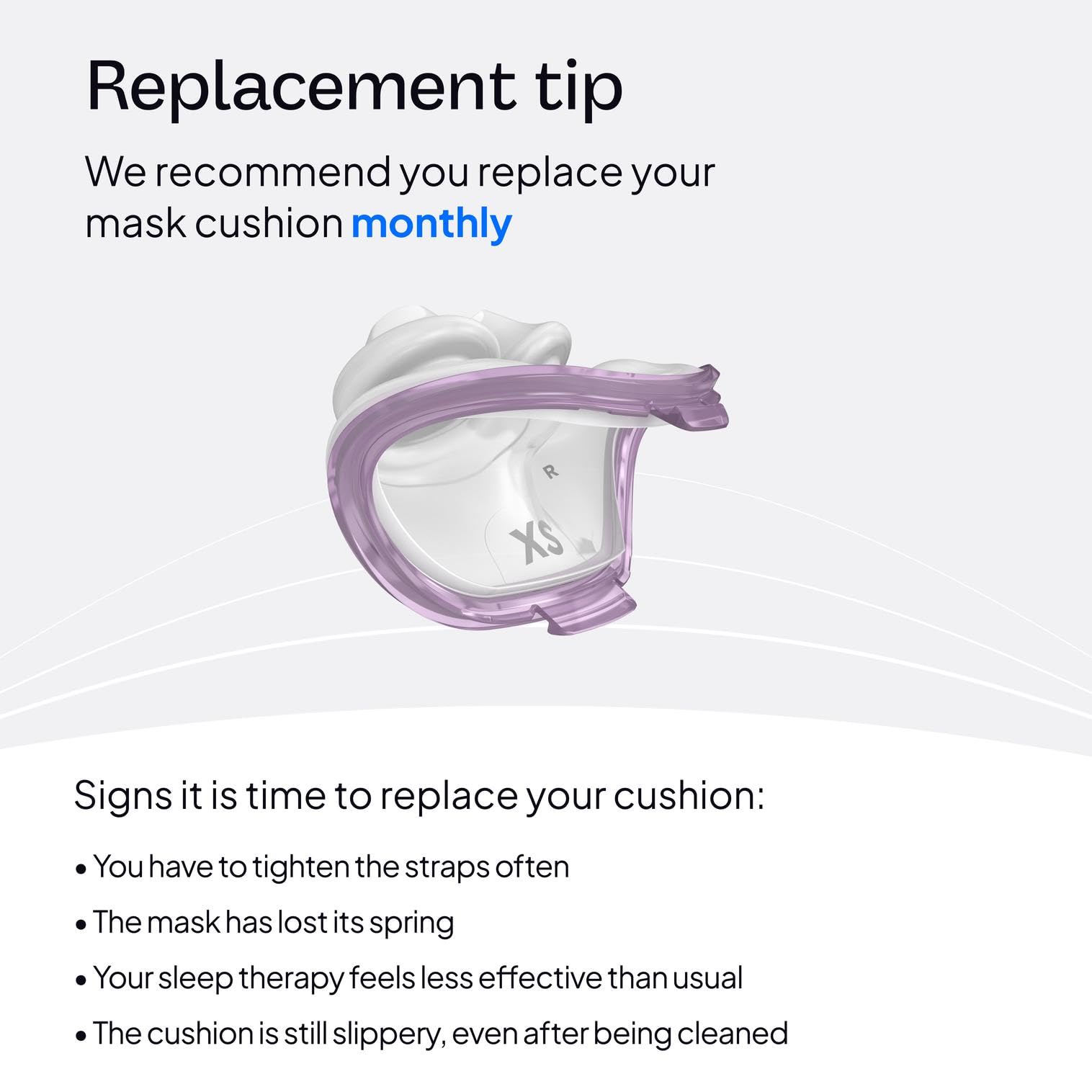 Amazon.co.jp: ResMed P10鼻枕クッション - 交換用シリコンCPAPマスク