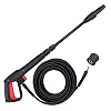 Replacement Pressure Washer Spray Gun with Variable Jet Lance & 10 m Hose, Compatible with Some of Black & Decker, AR Blue Clean, Michelin, Stanley, Bosch, Makita, Mac Allister High Pressure Cleaners