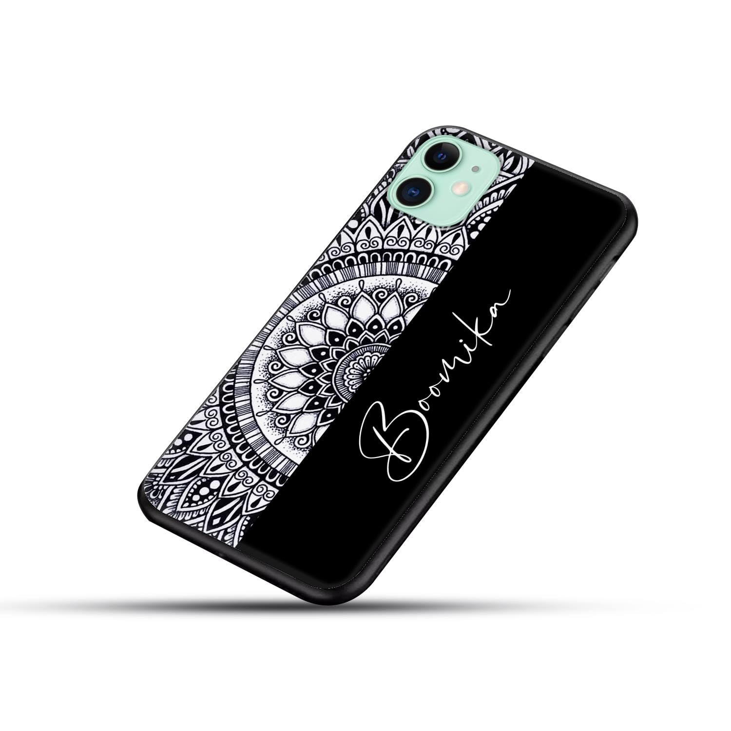 Mandala Design Personalized Name Mobile Cover for iPhone 11