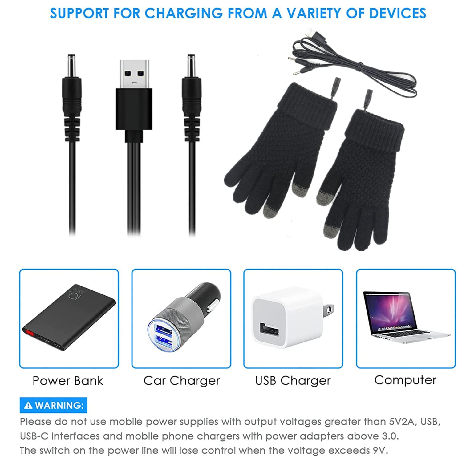 Gant Chauffante SAVIOR HEAT Gants Chauffants U00e9lectriques