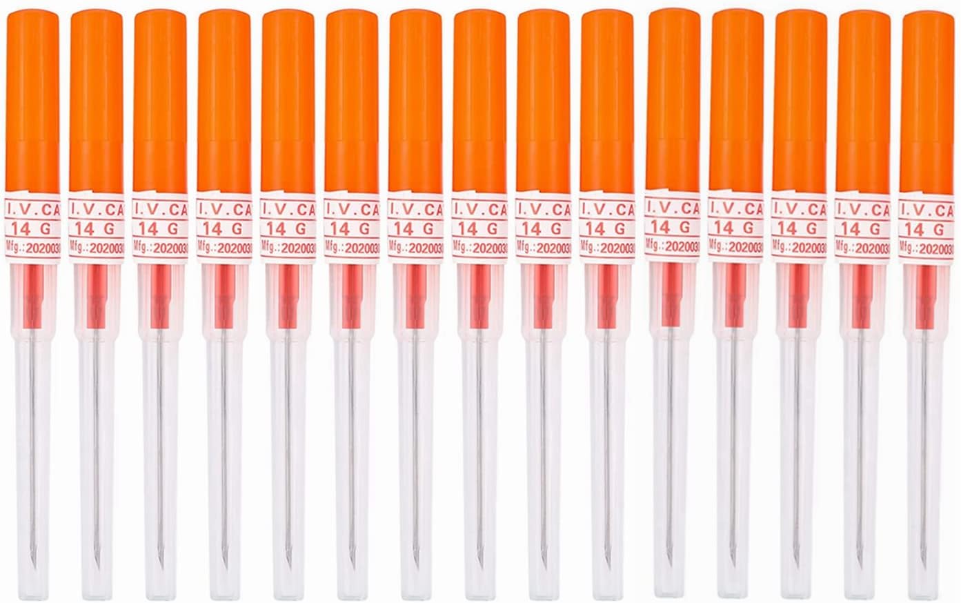 Piercing Needles,15PCS 14G IV Catheter Needles Kit Piercing for IV Start Kits