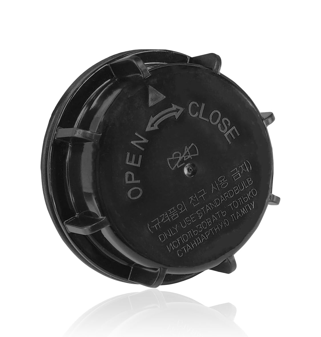 Car Headlight Dust Cover, Headlight Lens Cover Car Accessories Replacement OEM#921402D000, Light Cover Compatible with Hyundai Elantra Sonata Equus Azera, Kia Sedona Optima (Black)